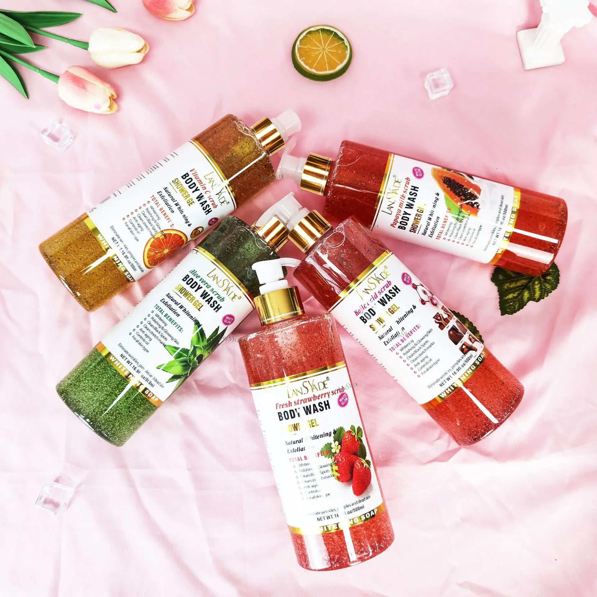 500ml Papaya Snail Collagen Body Wash