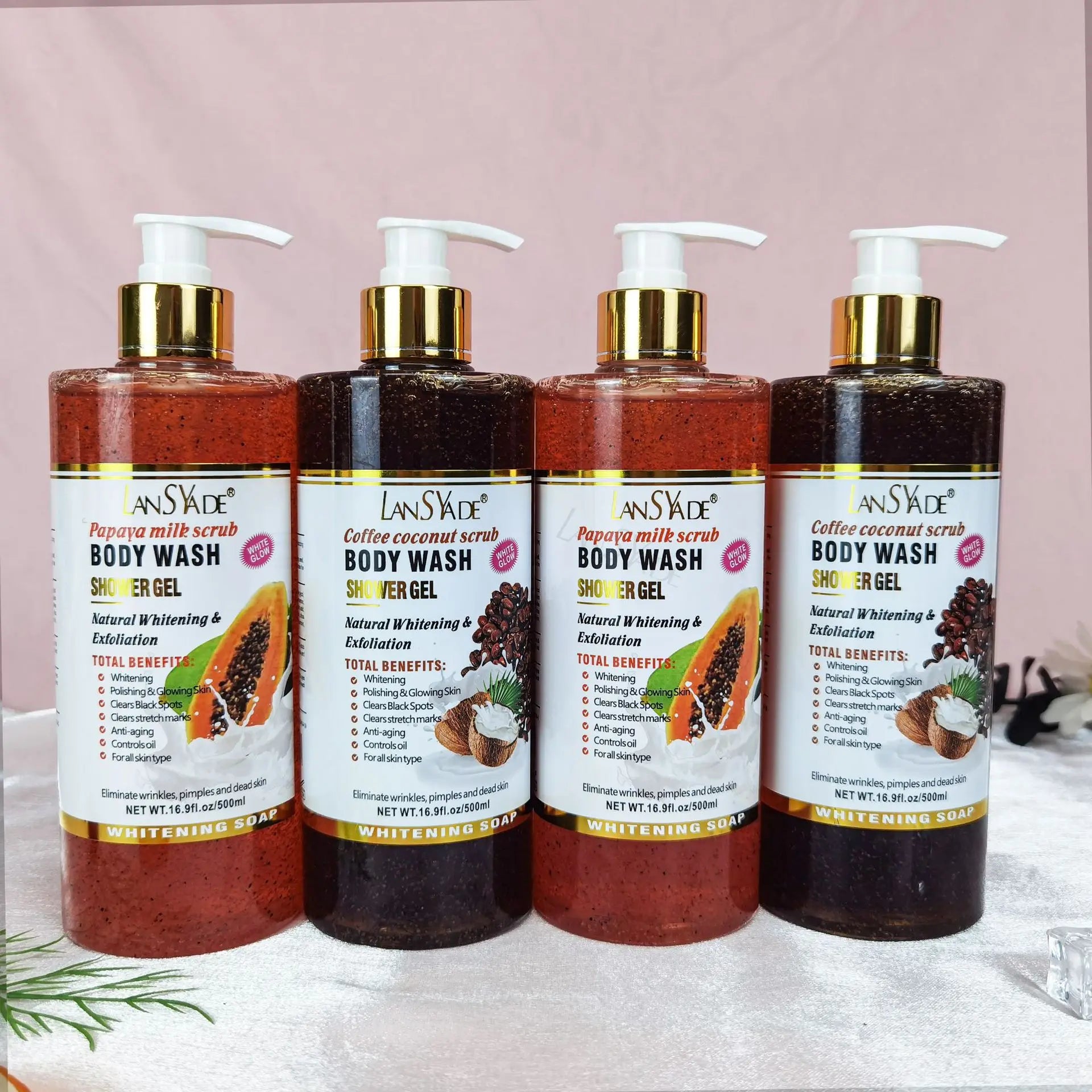 500ml Papaya Snail Collagen Body Wash