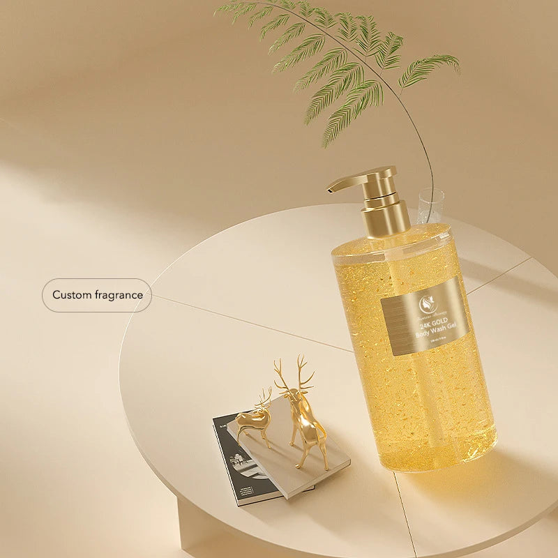 Private Label Natural Camellia Hyaluronic Acid  Body Wash