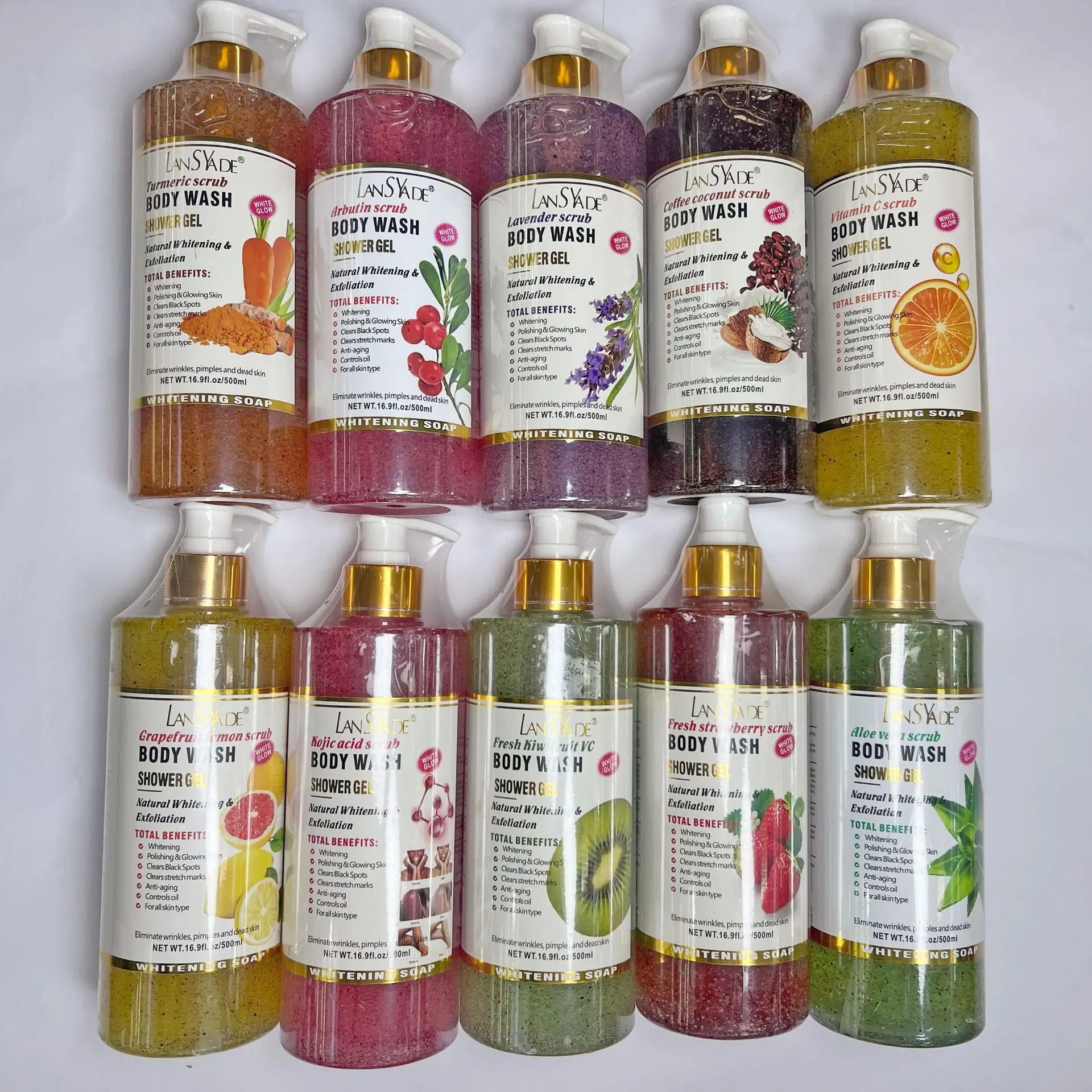 500ml Papaya Snail Collagen Body Wash